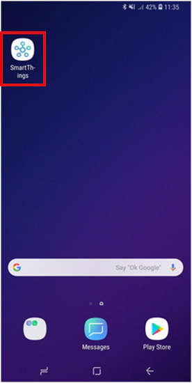 Install SmartThings App On Your Mobile.