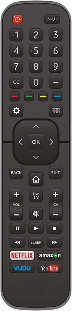 Hisense replacement remote