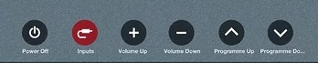 Choose the Inputs icon on LG TV