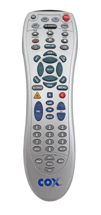 Cox Contour M7820 Remote