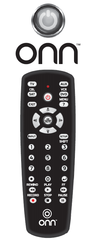 Onn TV remote