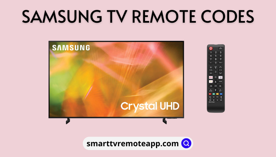 Samsung TV Remote Codes