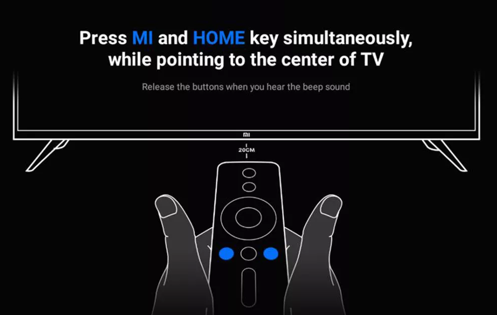 Xiaomi TV Remote pairing