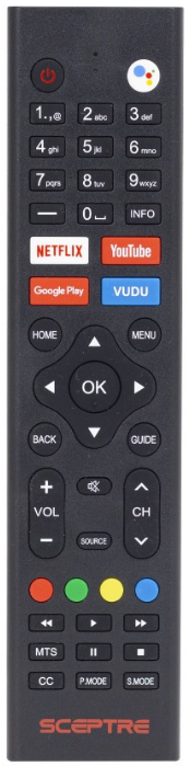 Sceptre TV Remote Codes