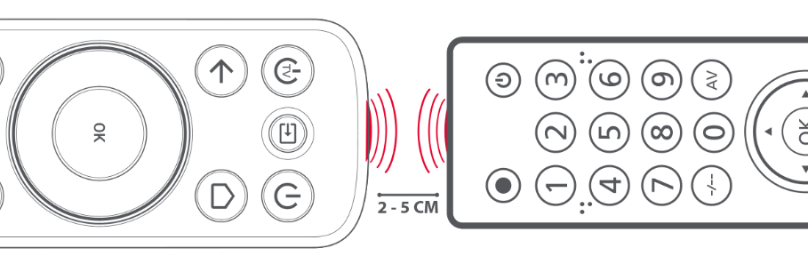 Easy learning feature on One For All remote