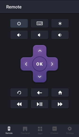 Rokie remote interface