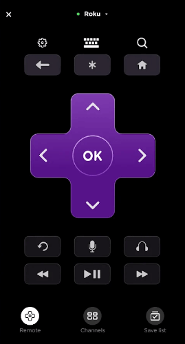 Use The Roku App