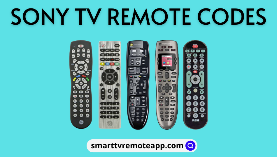 Sony TV Remote Codes