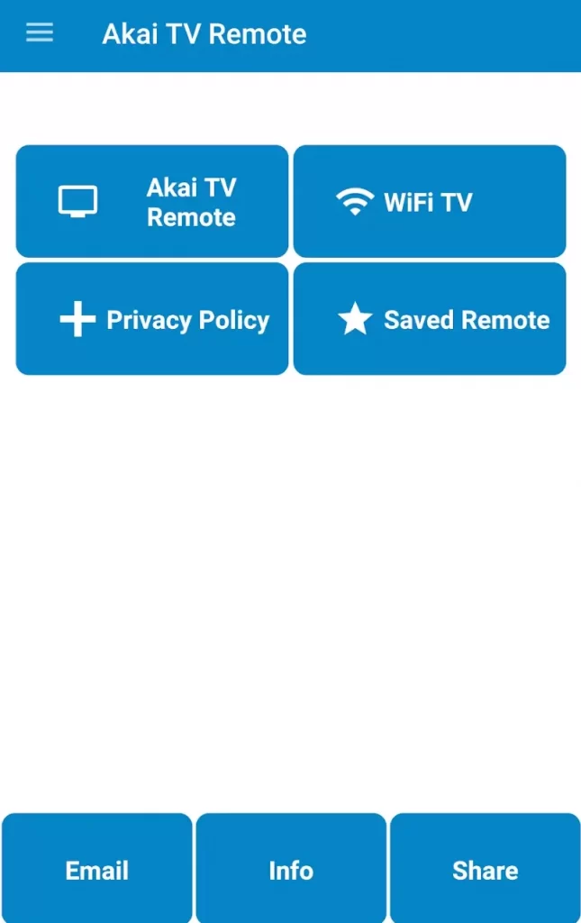 Click Akai TV Remote 