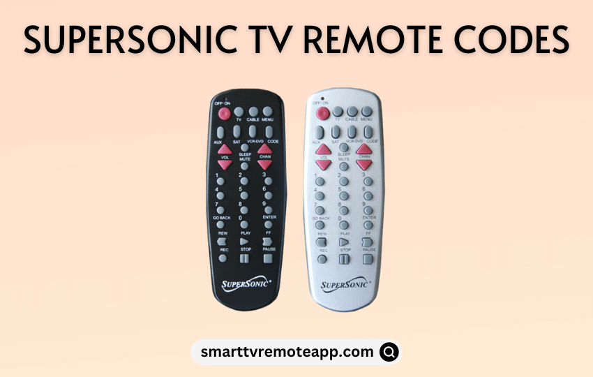 Supersonic TV Remote Codes