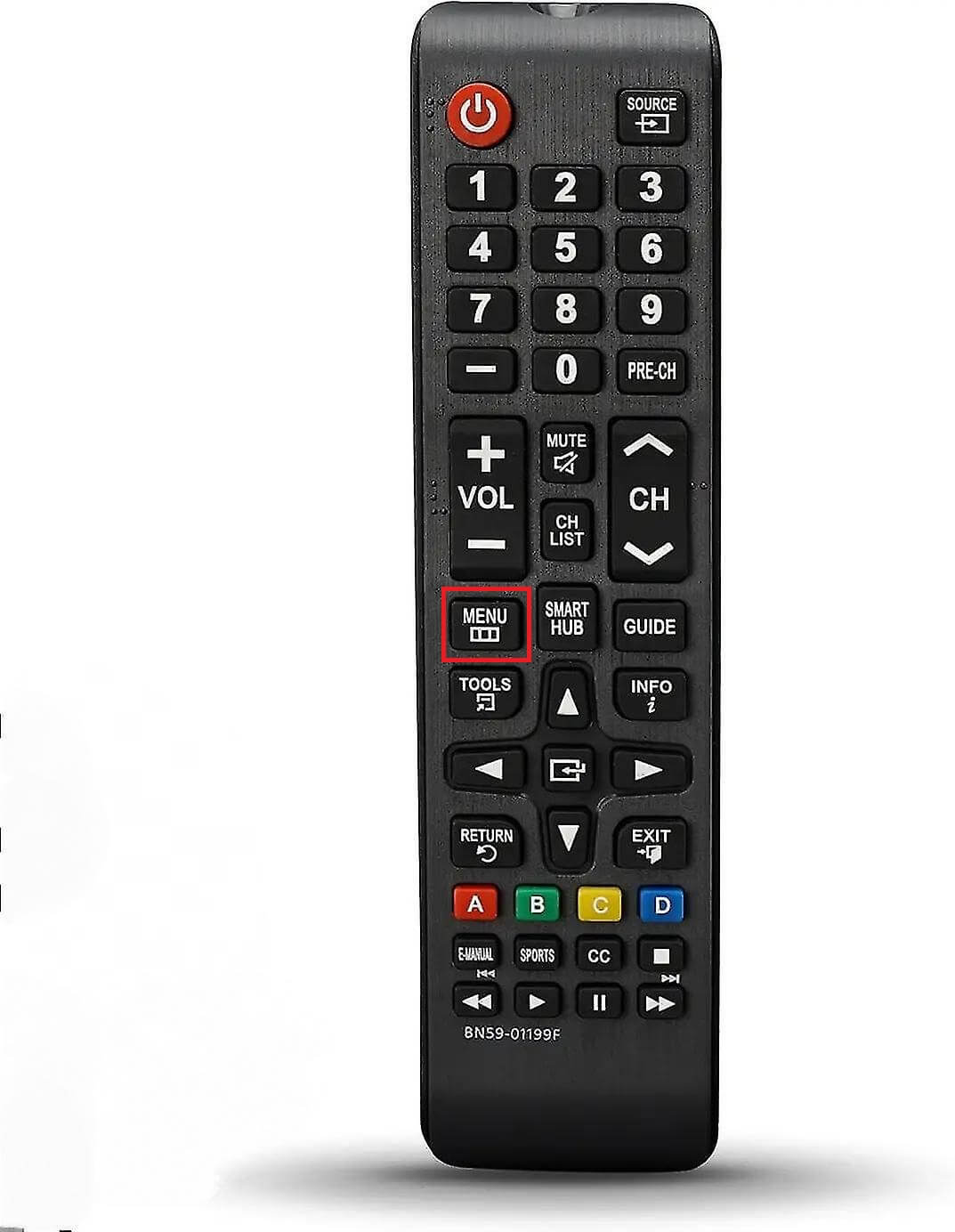 press the Menu button on your remote controller.