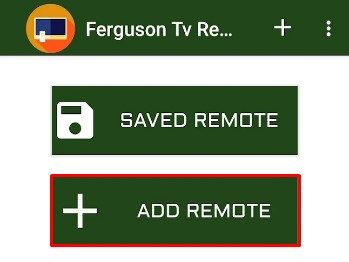 Hit Add Remote option