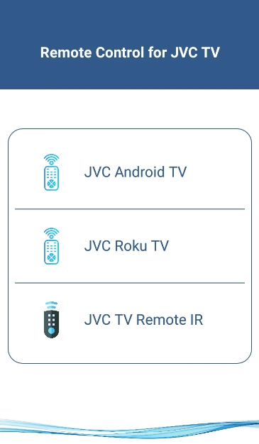 JVC Smart TV Remote