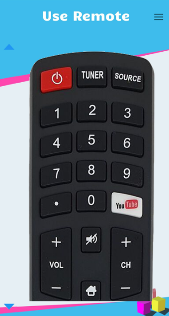 Remote for JVC Smart TV