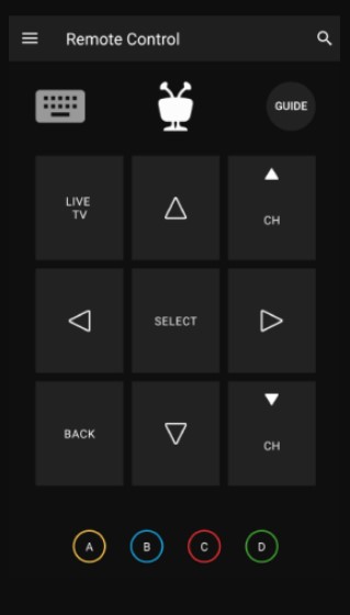 Virgin TV Remote App