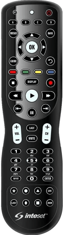 Inteset 4 in 1 Universal Remote