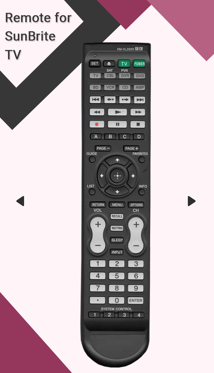 Choose your TV Remote model